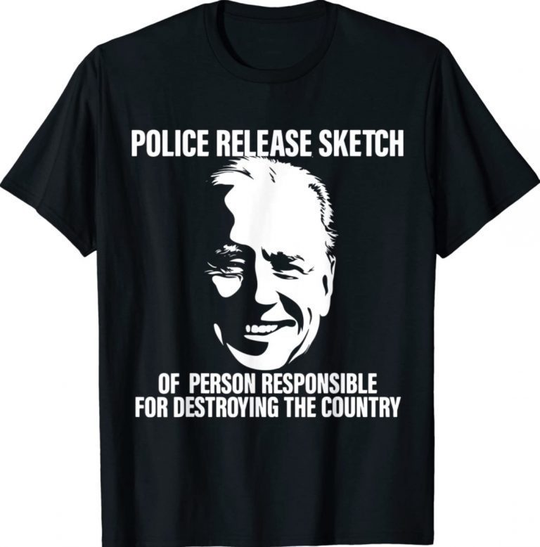 Police Release Sketch Of Person Responsible For Destroying Tee Shirt