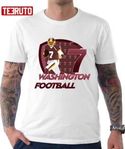 Washington Football Team No 7 Vintage TShirt