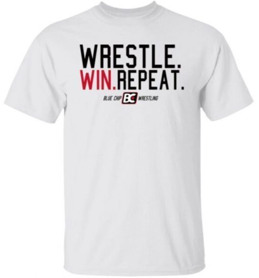Wrestling win repeat wrestling unisex tshirt