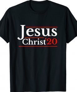 Jesus For President 2020 Election Patriotic Christian Vintage TShirt