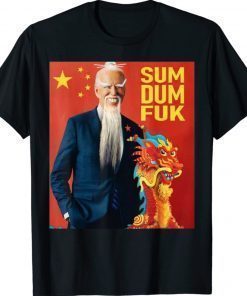 Biden Sum Dum Dragon Funny T-Shirt