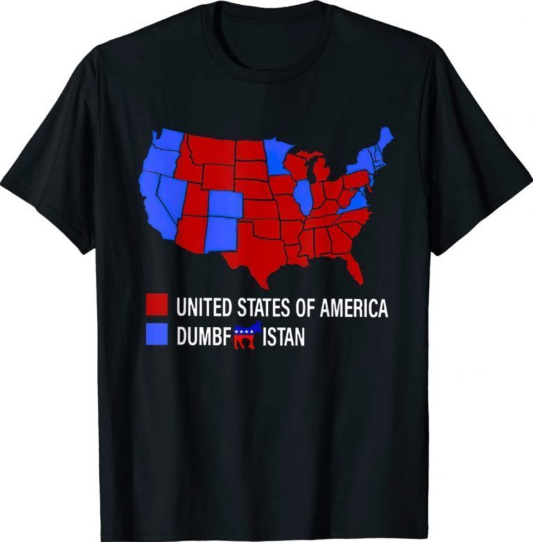 Vintage United States America Dumbf Istan America Maps Anti Biden Shirts