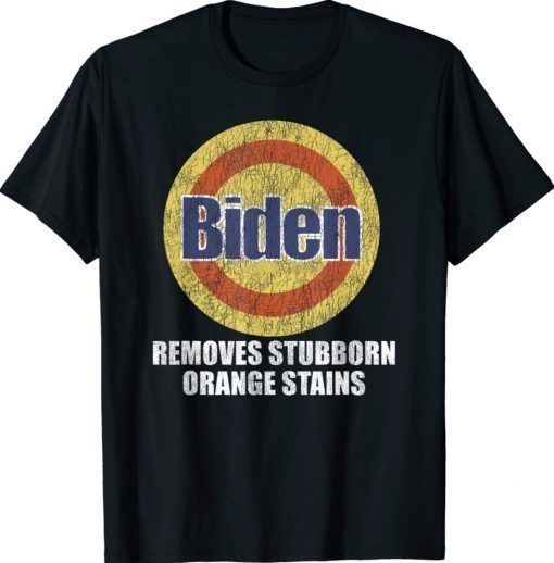 Vintage Biden Removes Stubborn Orange Stains TShirt