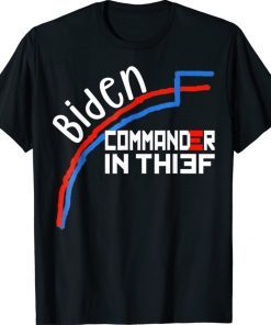 Joe Biden Commander in Thief Benford's Law Trump Vintage TShirt