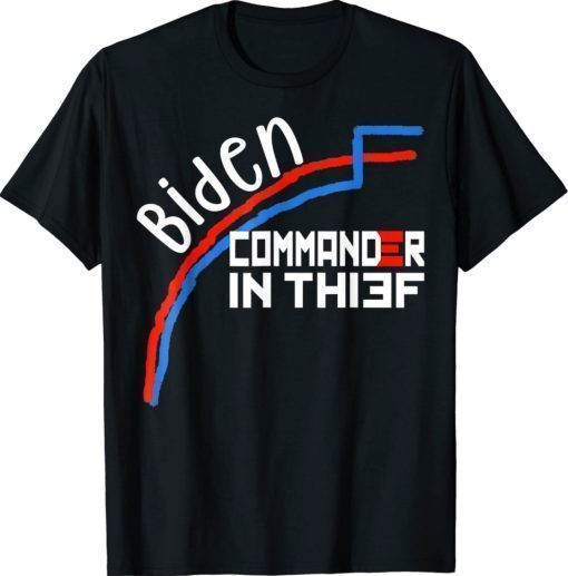 Joe Biden Commander in Thief Benford's Law Trump Vintage TShirt