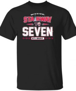 New england football fans stairway to seven vintage shirts