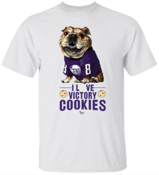 The Bulldog I love victory cookies 2022 shirts