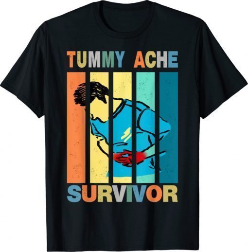 Vintage Tummy Ache Survivor T-Shirt