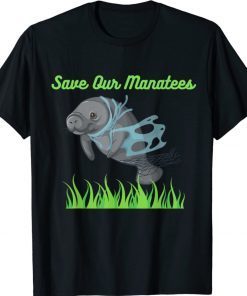 Vintage Save Our Manatees Keep Our Waters Pollution Free Florida Shirts