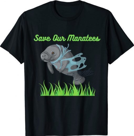 Vintage Save Our Manatees Keep Our Waters Pollution Free Florida Shirts