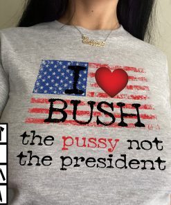 Vintage I Love Bush Not The President Harold Kumar Go To White Castle Shirts