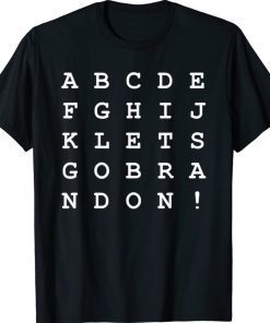 Let's Go Brandon Funny ABC Hidden Vintage TShirt