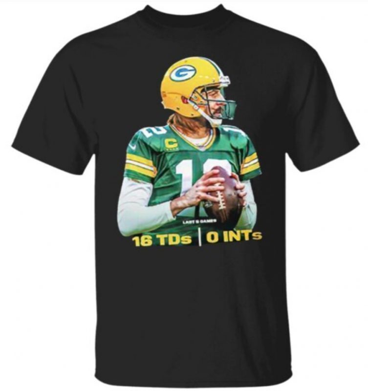 Vintage Green Bay Packers Football Aaron Rodgers NFL MVP 2021 Shirts