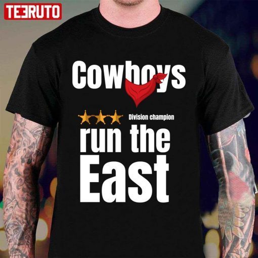 Cowboys Run The East Quote Vintage Shirts