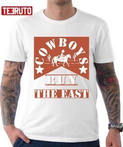 Vintage Cowboys Run The East Cool American Shirt