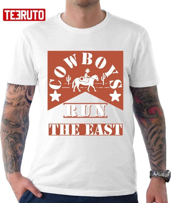 Vintage Cowboys Run The East Cool American Shirt