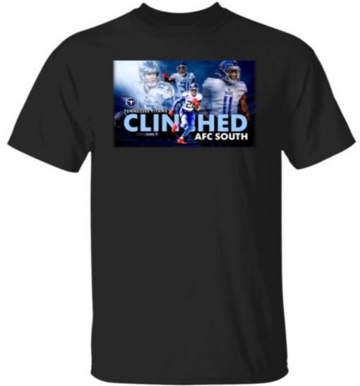 Tennessee Titans No 1 Seed Clinched AFC South Champions Super Bowl Tee Shirt