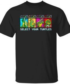 Press Start Select Your Turtles 2022 Shirts