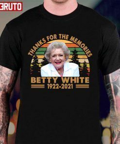 Betty White RIP Thank You For The Memories Vintage TShirt