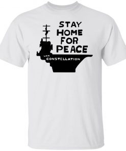 Stay Home For Peace Vintage TShirt