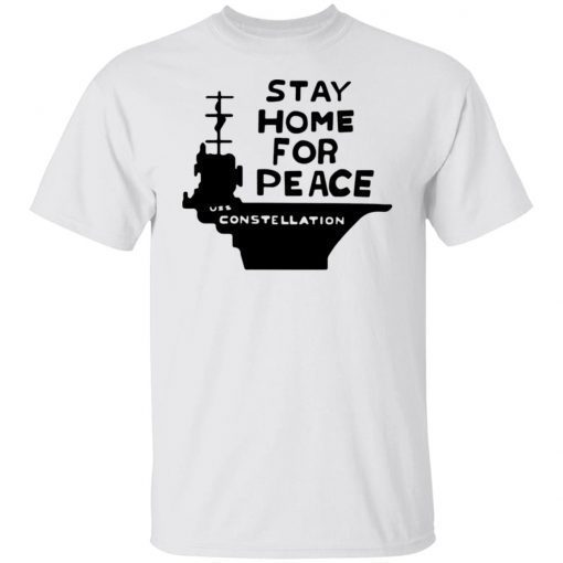 Stay Home For Peace Vintage TShirt