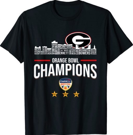 Georgia Orange Bowl Sec National Championship 2022 Shirts