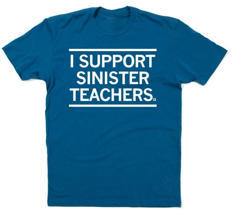 I Support Sinister Teachers Vintage TShirt