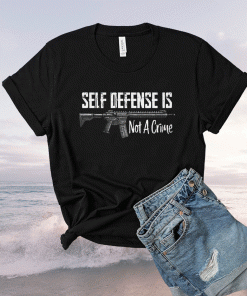 Self defense is not a crime vintage tshirt