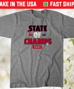 State of Champs ATL ATH Baseball Vintage TShirt