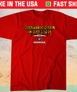 UGA National Champs Sign Vintage TShirt