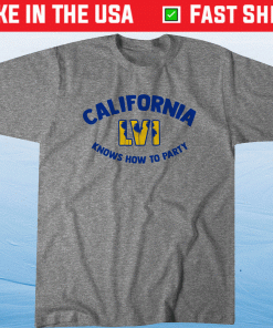 California Knows How to Party Tee Shirt