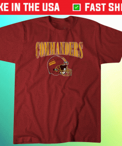 Commanders Football Washington DC Tee Shirt