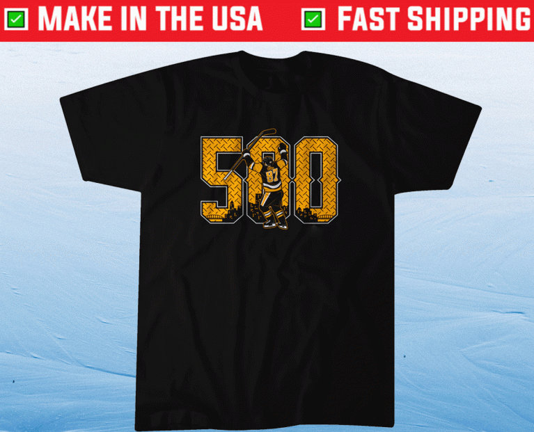 Crosby 500 Goals Pittsburgh Vintage T-Shirt