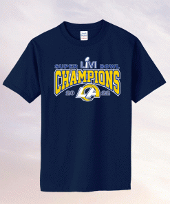 LA Rams Super Bowl Champions 2022 Tee Shirt