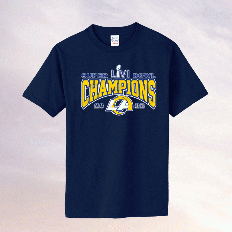 LA Rams Super Bowl Champions 2022 Tee Shirt