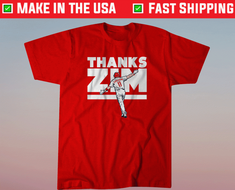 Ryan Zimmerman Thanks Zim DC Vintae TShirt