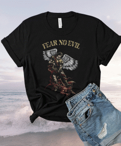 Saint Michael Fear No Evil Tee Shirt