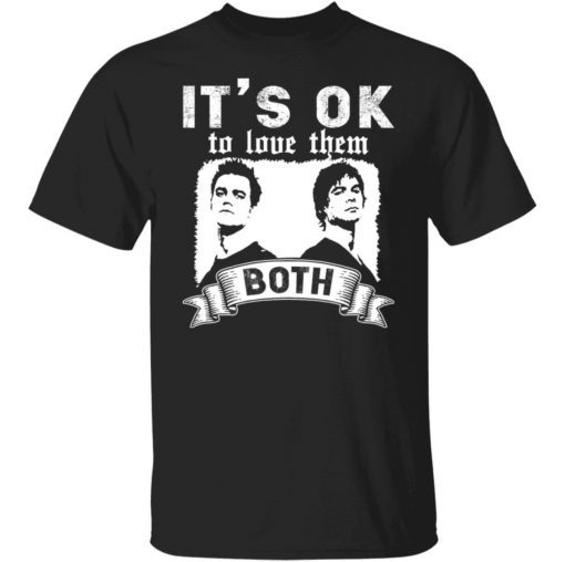 Vampire Diaries It’s Okay To Love Them Both Vintage TShirt