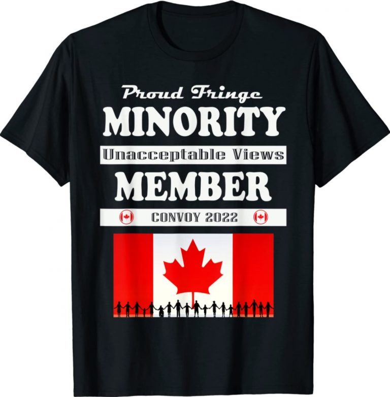 Proud Fringe Minority Member Freedom Convoy 2022 Truckers Vintage TShirt