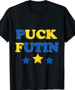 Official Puck Futin Meme I Stand With Ukraine T-Shirt