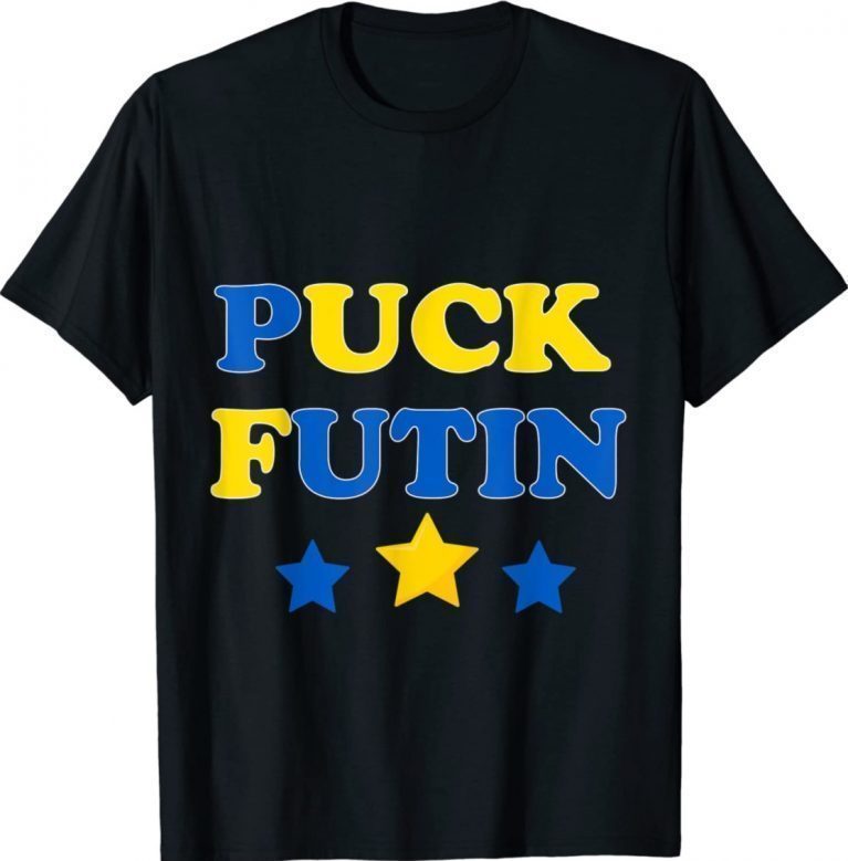 Official Puck Futin Meme I Stand With Ukraine T-Shirt