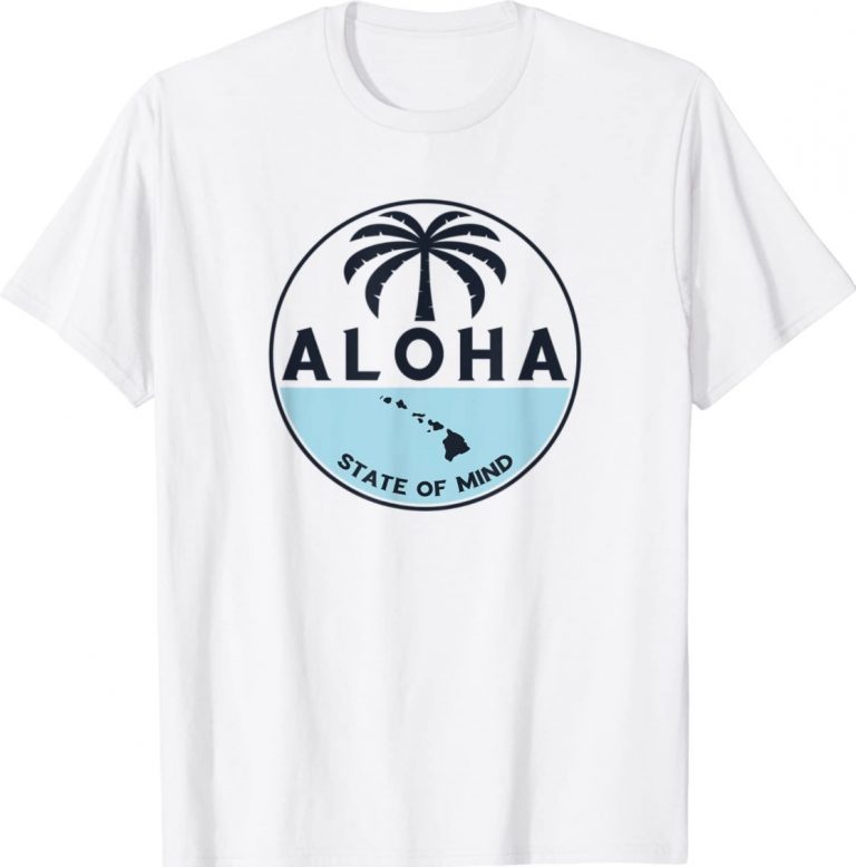 Aloha Hawaii Palm Tree Feel the Aloha Hawaiian Spirit Vintage TShirt