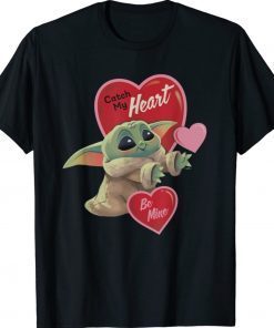 Baby Yoda The Mandalorian Grogu Be Mine Valentine Gift Shirts