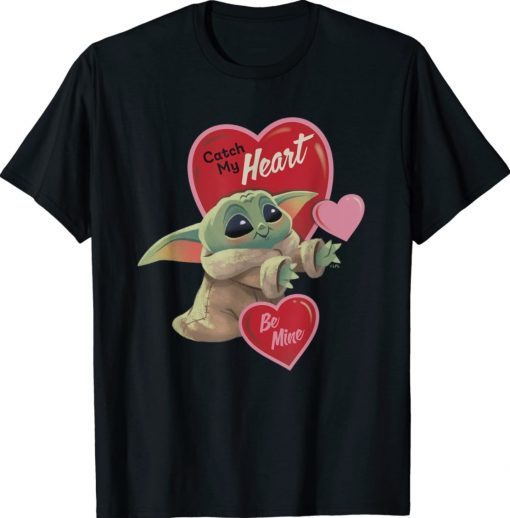 Baby Yoda The Mandalorian Grogu Be Mine Valentine Gift Shirts