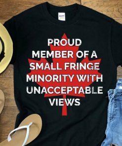 Proud member of a small fringe minority with unacceptable views trucker Convoy Vintage TShirt