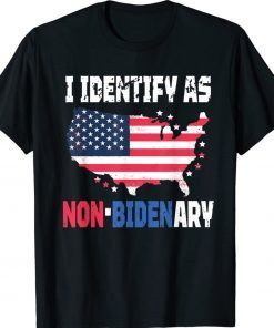 Anti Joe Biden I Identify As Non-Bidenary Vintage Shirts