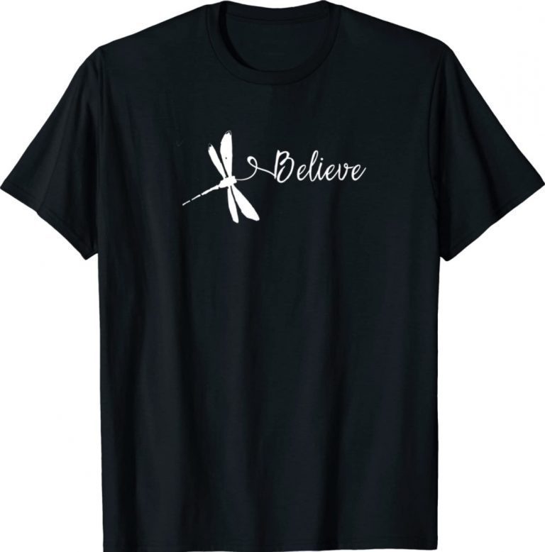 Dragonfly Believe Vintage T-Shirt