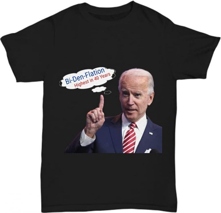 Biden Inflation Highest in 40 Years Let's Go Brandon Vintage TShirt