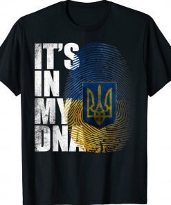 Its In My DNA Ukrainian Support Ukraine I Stand With Ukraine Vintage TShirt