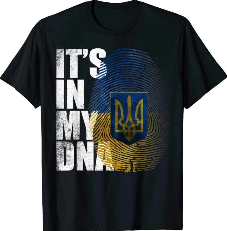 Its In My DNA Ukrainian Support Ukraine I Stand With Ukraine Vintage TShirt